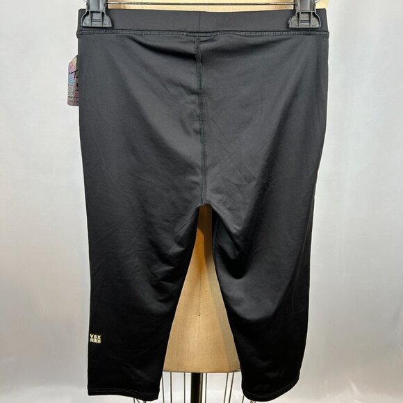 NEW Victoria's Secret Pink Logo Spell Out Capri Black Legging Pants Size Small - Picture 4 of 16